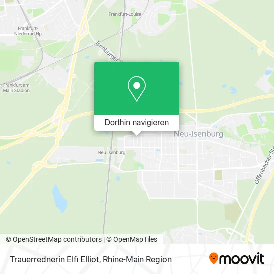 Trauerrednerin Elfi Elliot Karte