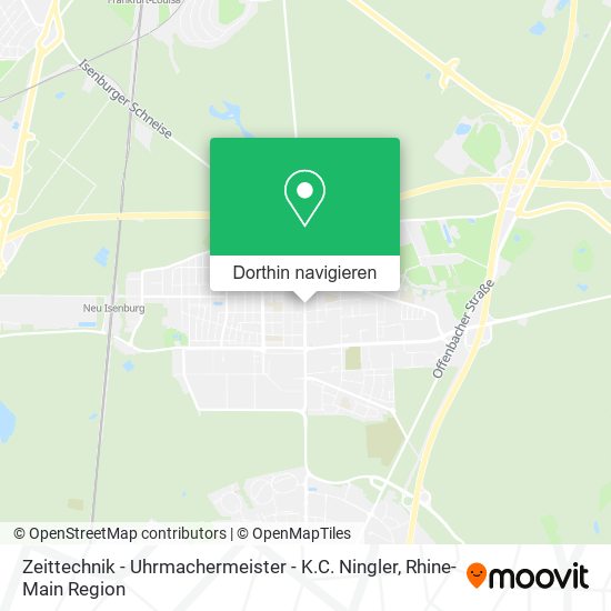 Zeittechnik - Uhrmachermeister - K.C. Ningler Karte