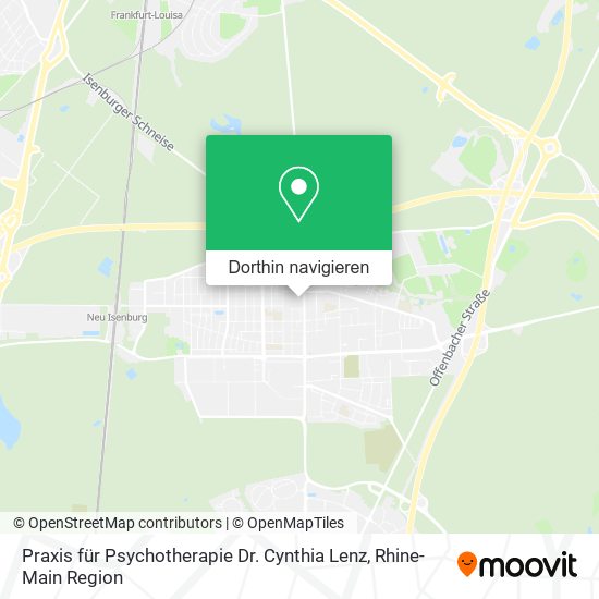 Praxis für Psychotherapie Dr. Cynthia Lenz Karte