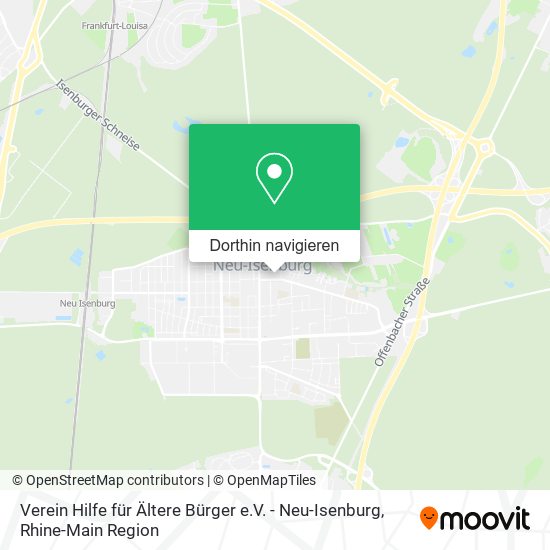 Verein Hilfe für Ältere Bürger e.V. - Neu-Isenburg Karte