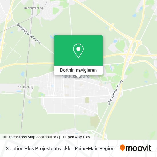 Solution Plus Projektentwickler Karte