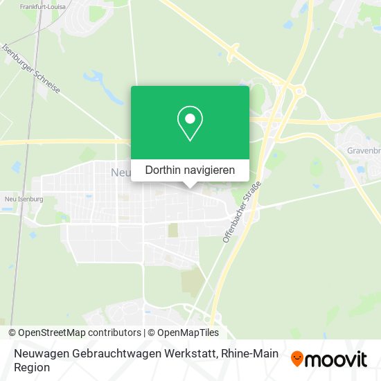 Neuwagen Gebrauchtwagen Werkstatt Karte