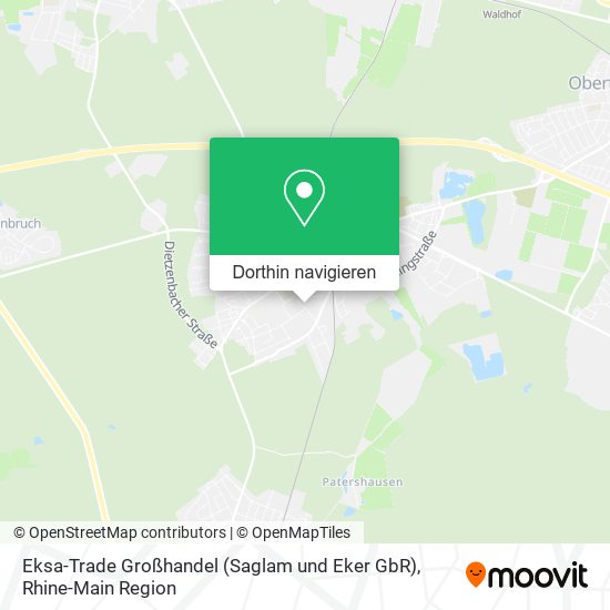 Eksa-Trade Großhandel (Saglam und Eker GbR) Karte