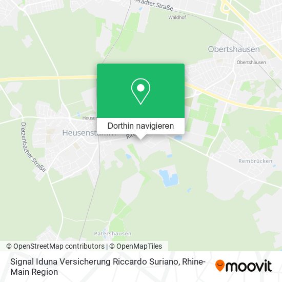 Signal Iduna Versicherung Riccardo Suriano Karte