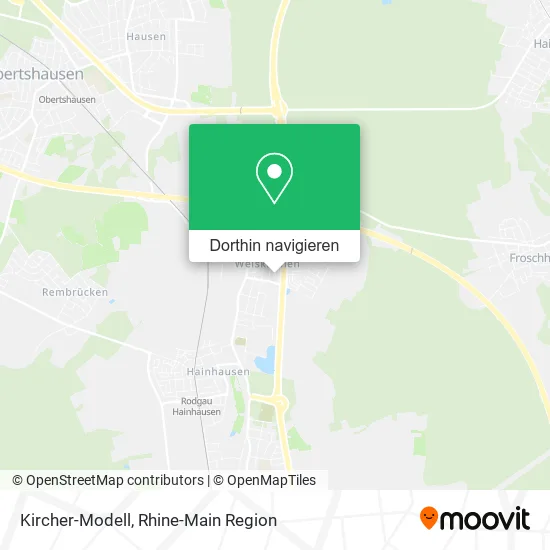 Kircher-Modell Karte