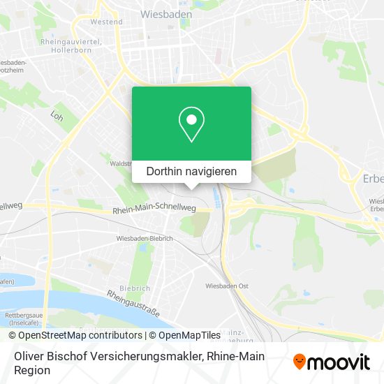 Oliver Bischof Versicherungsmakler Karte