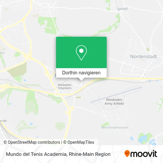 Mundo del Tenis Academia Karte