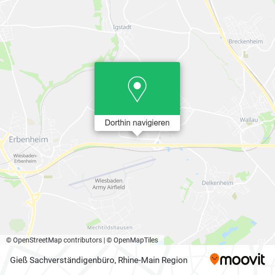 Gieß Sachverständigenbüro Karte
