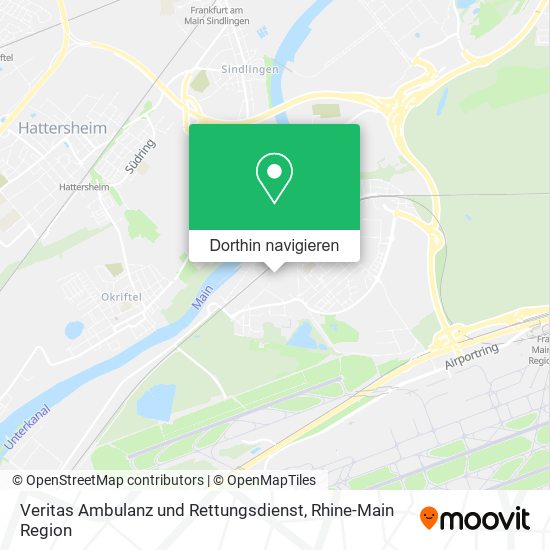 Veritas Ambulanz und Rettungsdienst Karte