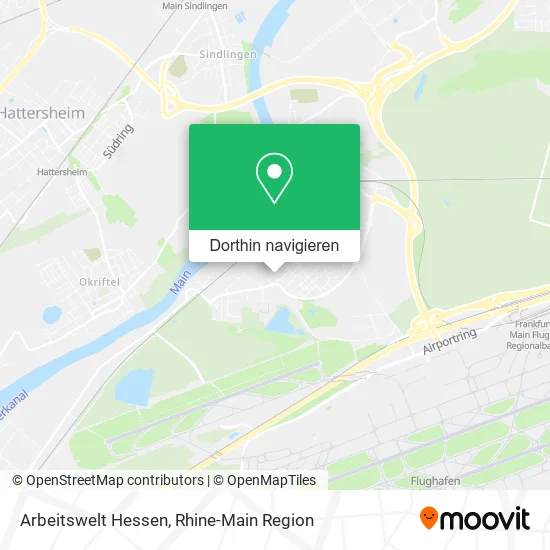 Arbeitswelt Hessen Karte