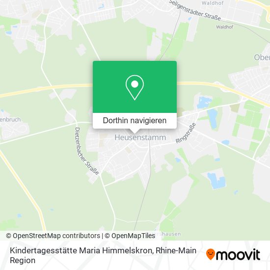 Kindertagesstätte Maria Himmelskron Karte