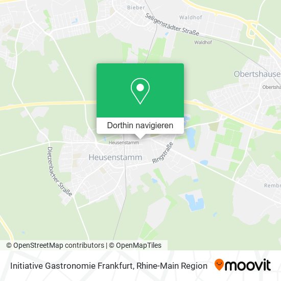 Initiative Gastronomie Frankfurt Karte