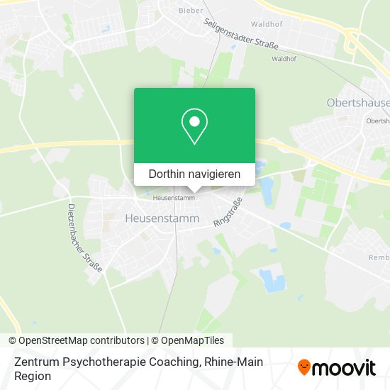 Zentrum Psychotherapie Coaching Karte