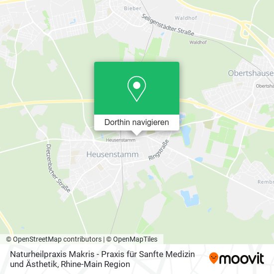 Naturheilpraxis Makris - Praxis für Sanfte Medizin und Ästhetik Karte