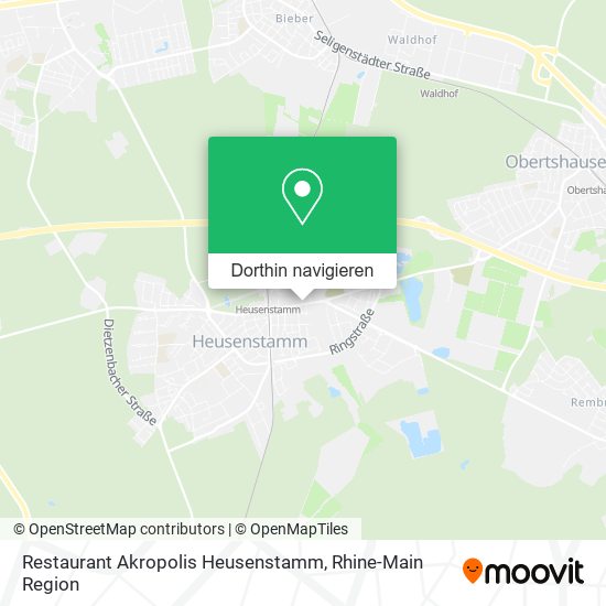 Restaurant Akropolis Heusenstamm Karte