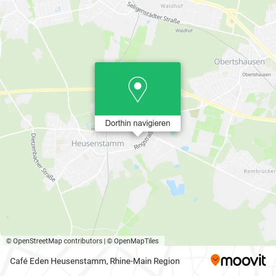 Café Eden Heusenstamm Karte