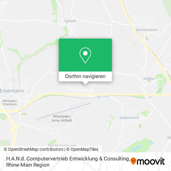 H.A.N.d. Computervertrieb Entwicklung & Consulting Karte