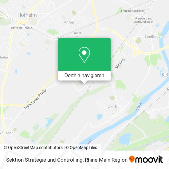 Sektion Strategie und Controlling Karte