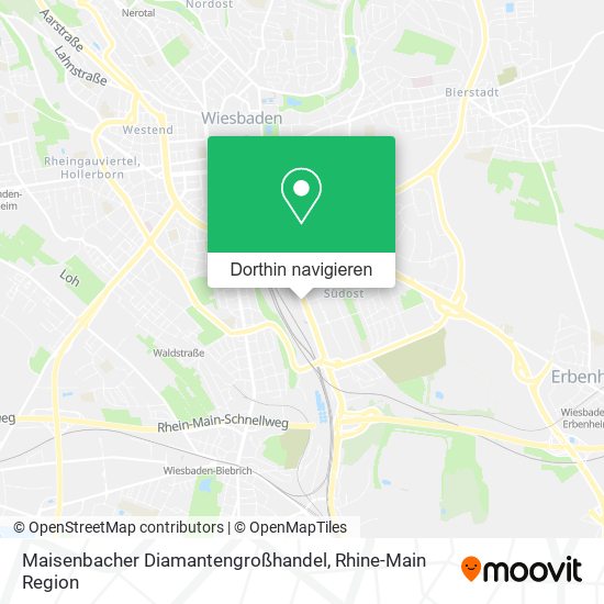 Maisenbacher Diamantengroßhandel Karte