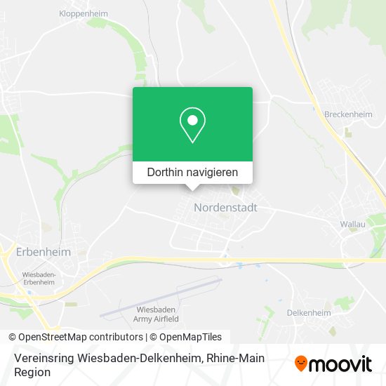 Vereinsring Wiesbaden-Delkenheim Karte