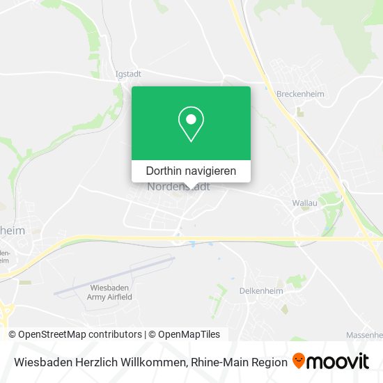 Wiesbaden Herzlich Willkommen Karte