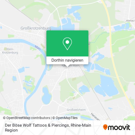 Der Böse Wolf Tattoos & Piercings Karte