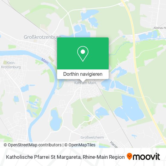 Katholische Pfarrei St Margareta Karte