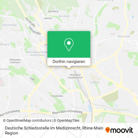 Deutsche Schiedsstelle im Medizinrecht Karte