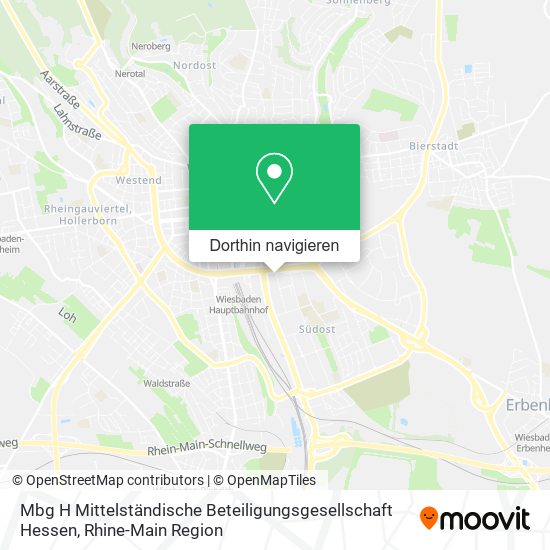 Mbg H Mittelständische Beteiligungsgesellschaft Hessen Karte
