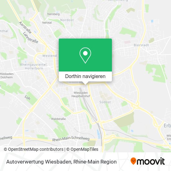 Autoverwertung Wiesbaden Karte