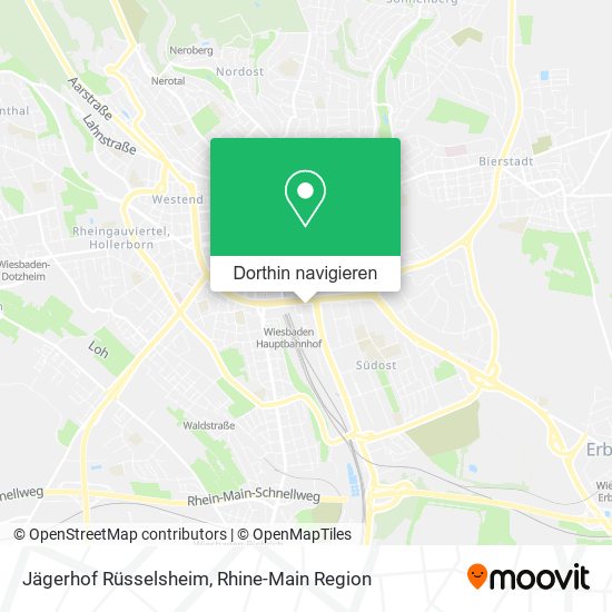 Jägerhof Rüsselsheim Karte