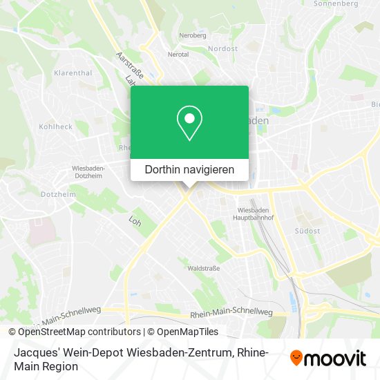 Jacques' Wein-Depot Wiesbaden-Zentrum Karte