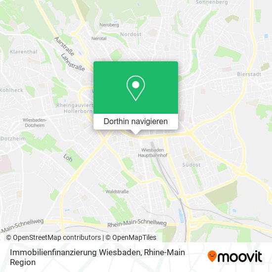 Immobilienfinanzierung Wiesbaden Karte