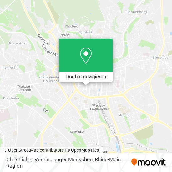 Christlicher Verein Junger Menschen Karte