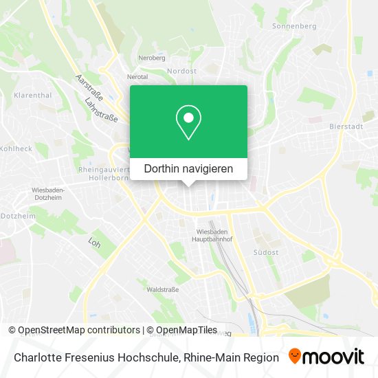 Charlotte Fresenius Hochschule Karte