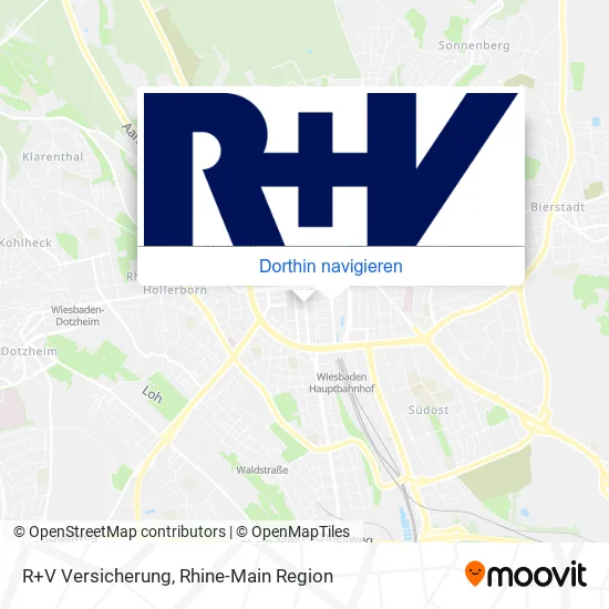 R+V Versicherung Karte