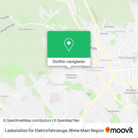 Ladestation für Elektrofahrzeuge Karte