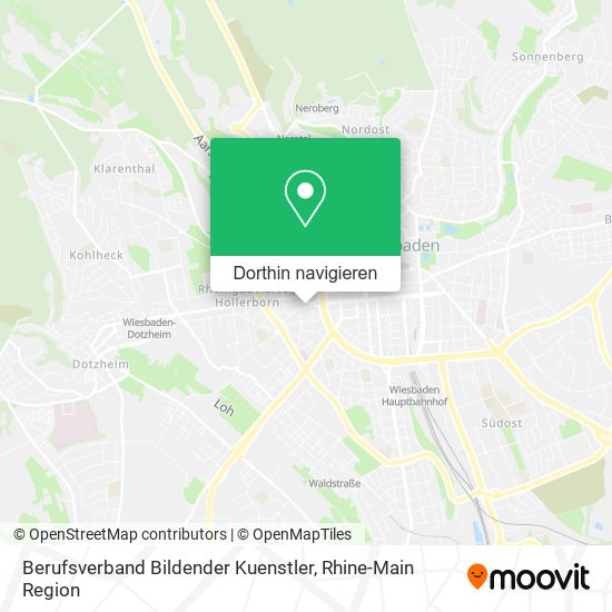 Berufsverband Bildender Kuenstler Karte