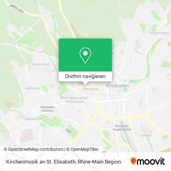 Kirchenmusik an St. Elisabeth Karte