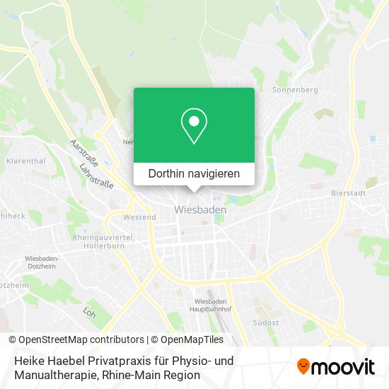 Heike Haebel Privatpraxis für Physio- und Manualtherapie Karte