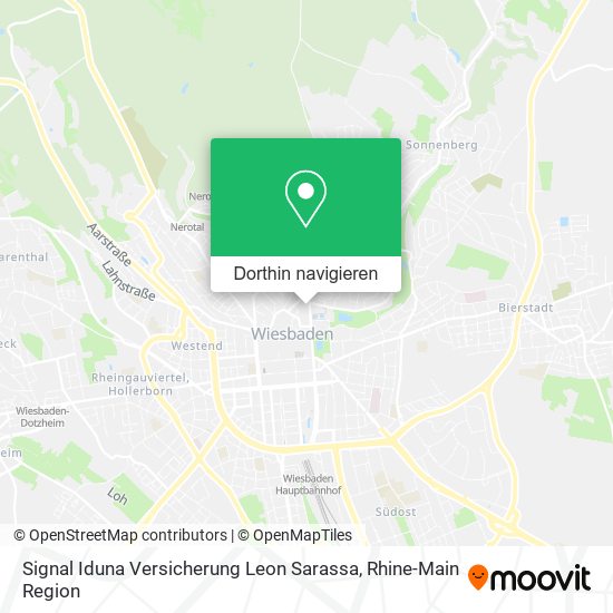 Signal Iduna Versicherung Leon Sarassa Karte