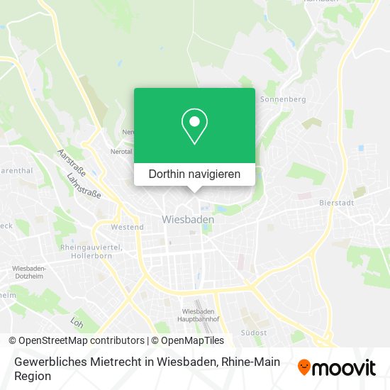 Gewerbliches Mietrecht in Wiesbaden Karte