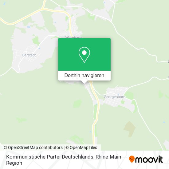 Kommunistische Partei Deutschlands Karte