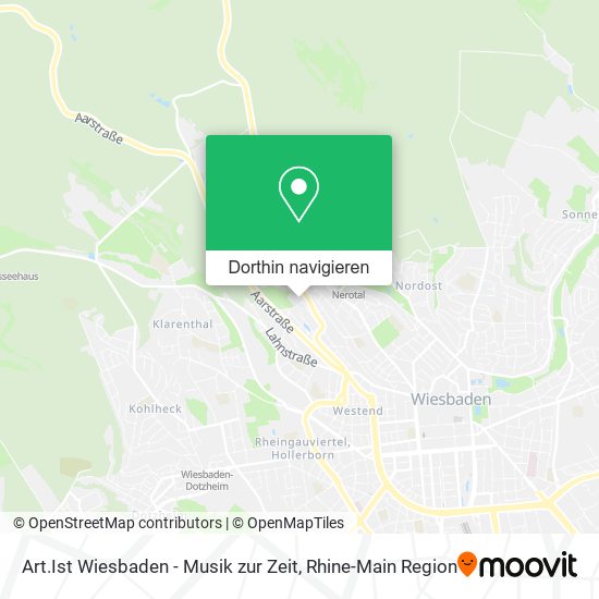 Art.Ist Wiesbaden - Musik zur Zeit Karte