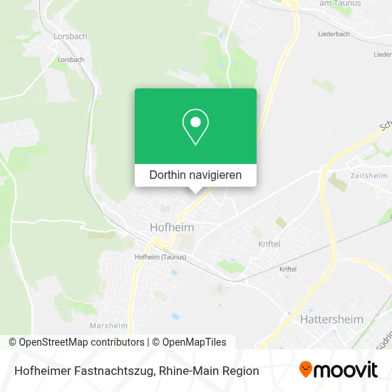 Hofheimer Fastnachtszug Karte