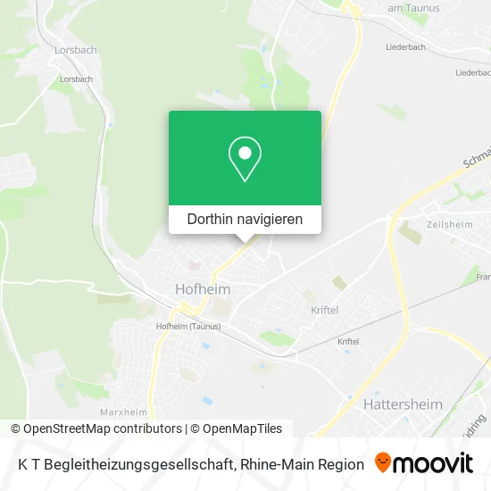 K T Begleitheizungsgesellschaft Karte