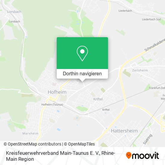 Kreisfeuerwehrverband Main-Taunus E. V. Karte
