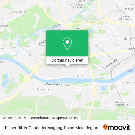 Rainer Ritter Gebäudereinigung Karte