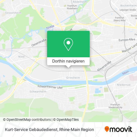 Kurt-Service Gebäudedienst Karte