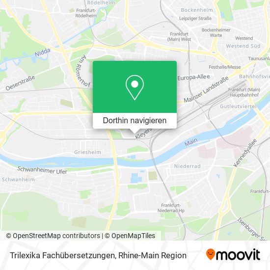 Trilexika Fachübersetzungen Karte